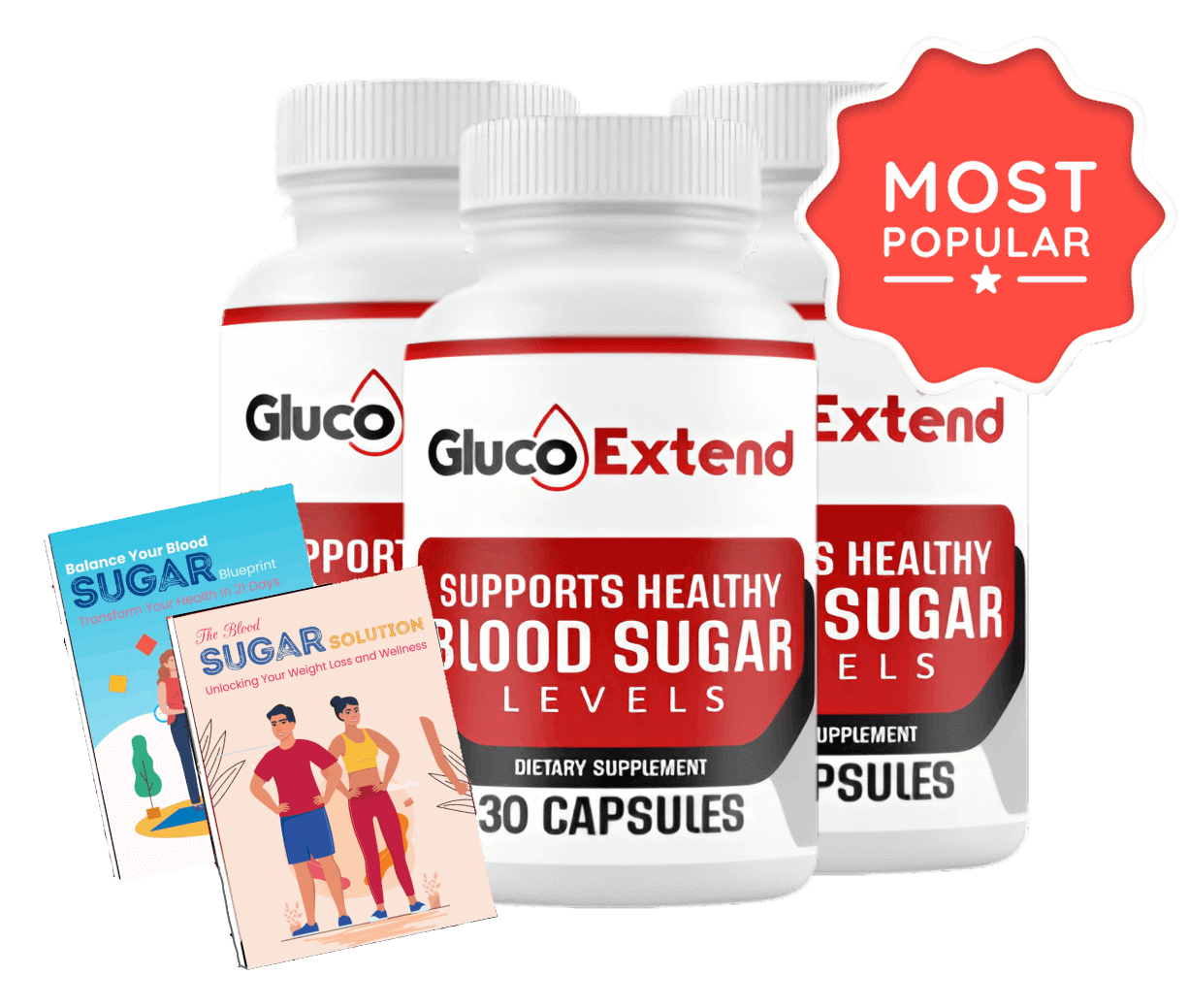 Gluco Extend bottles